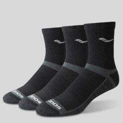 Saucony Inferno Cushion Mid 3-Pack Sock