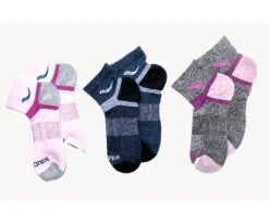 Saucony Inferno Merino Wool Blend Quarter 3-Pack Sock 10 Saucony Inferno Merino Wool Blend Quarter 3-Pack Sock -Saucony Sales S351005 680 4group29