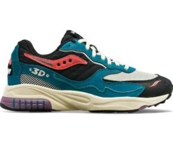 Saucony 3D Grid Hurricane Midnight Swimming -Saucony Sales S70784 2 1 1