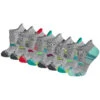 Saucony Glory Performance No Show Tab 8-Pack Socks
