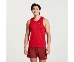 Saucony Men's Stopwatch Singlet -Saucony Sales SAM800277 PP 1