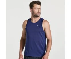 Saucony Men's Stopwatch Singlet -Saucony Sales SAM800277 SD 1
