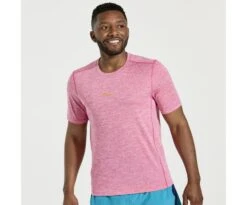 Saucony Men's Stopwatch Short Sleeve 37 Saucony Men's Stopwatch Short Sleeve -Saucony Sales SAM800278 FQH 1