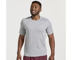 Saucony Men's Stopwatch Short Sleeve 39 Saucony Men's Stopwatch Short Sleeve -Saucony Sales SAM800278 LGH 1jpg