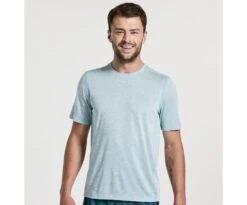 Saucony Men's Stopwatch Short Sleeve 36 Saucony Men's Stopwatch Short Sleeve -Saucony Sales SAM800278 RNH 1