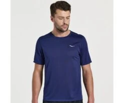 Saucony Men's Stopwatch Short Sleeve 40 Saucony Men's Stopwatch Short Sleeve -Saucony Sales SAM800278 SD 1