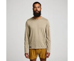 Saucony Men's Stopwatch Long Sleeve -Saucony Sales SAM800279 CFH 1