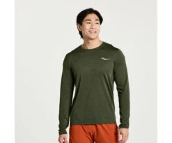 Saucony Men's Stopwatch Long Sleeve -Saucony Sales SAM800279 CIH 1