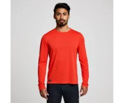 Saucony Men's Stopwatch Long Sleeve -Saucony Sales SAM800279 IF 1