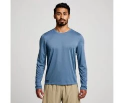 Saucony Men's Stopwatch Long Sleeve -Saucony Sales SAM800279 MK 1