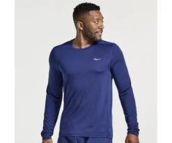 Saucony Men's Stopwatch Long Sleeve -Saucony Sales SAM800279 SD 1