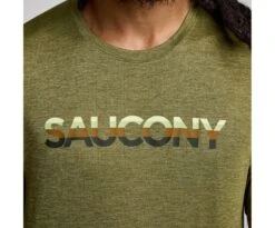 Saucony Men's Stopwatch Graphic Short Sleeve -Saucony Sales SAM800280 GDHA3 4