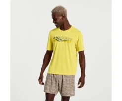 Saucony Men's Stopwatch Graphic Short Sleeve -Saucony Sales SAM800280 SLHS3 1