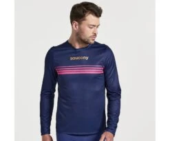 Saucony Men's Elite Long Sleeve -Saucony Sales SAM800314 SD 1