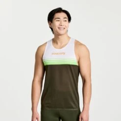 Saucony Men's Elite Singlet 11 Saucony Men's Elite Singlet -Saucony Sales SAM800320 UB 1 3