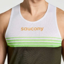 Saucony Men's Elite Singlet 9 Saucony Men's Elite Singlet -Saucony Sales SAM800320 UB 3 1