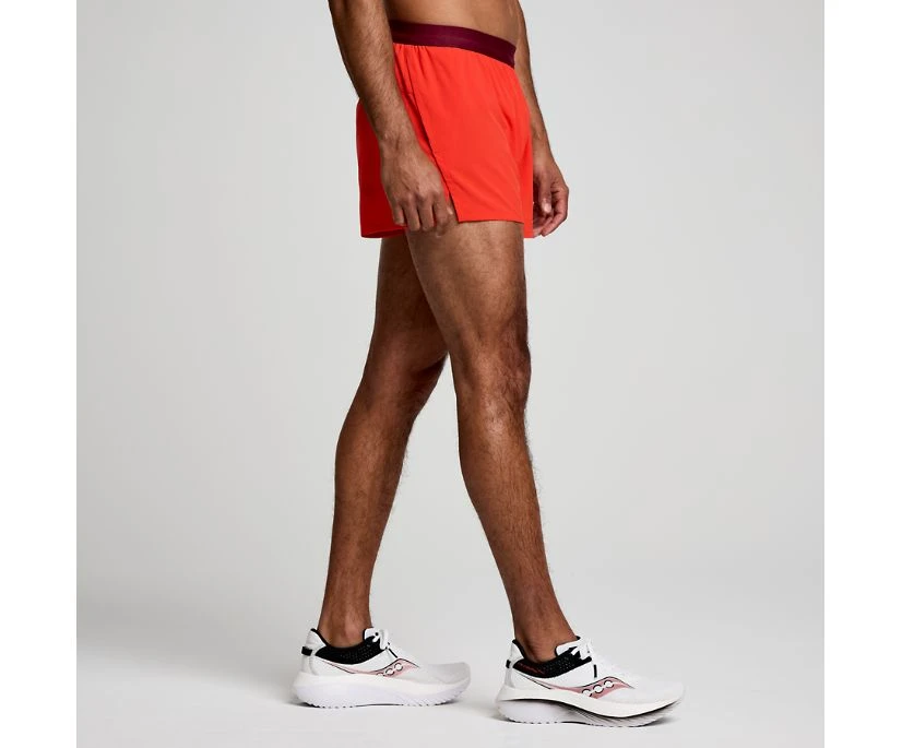 Saucony Men's Outpace 2.5" Split Short 6 Saucony Men's Outpace 2.5" Split Short - Image 4
