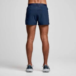 Saucony Men's Outpace 2.5" Split Short -Saucony Sales SAM800326 NV 4