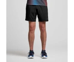 Saucony Men's Outpace 5" Short -Saucony Sales SAM800328 BK 1
