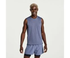 Saucony Men's Elevate Sleeveless -Saucony Sales SAM800330 HZH 1