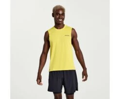 Saucony Men's Elevate Sleeveless -Saucony Sales SAM800330 SL 1