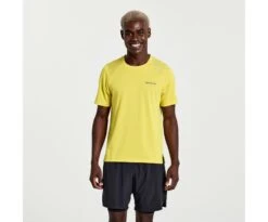 Saucony Men's Elevate Short Sleeve -Saucony Sales SAM800331 SL 1