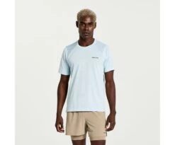 Saucony Men's Elevate Short Sleeve -Saucony Sales SAM800331 VA 1 1