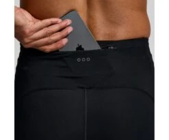 Saucony Men's Fortify Tight -Saucony Sales SAM800358 BK 5