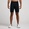 Saucony Men's Fortify Lined Half Tight -Saucony Sales SAM800359 BK 1