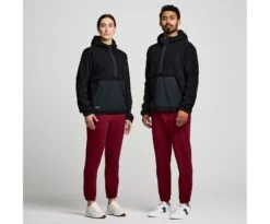 Saucony Recovery Sherpa Pullover -Saucony Sales SAU800051 BK 6