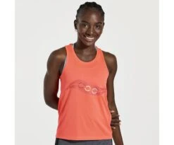 Saucony Women's Stopwatch Singlet -Saucony Sales SAW800369 VRA2 1