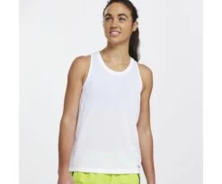 Saucony Women's Stopwatch Singlet -Saucony Sales SAW800369 WH 1