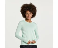 Saucony Women's Stopwatch Long Sleeve -Saucony Sales SAW800371 AT 1