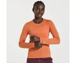 Saucony Women's Stopwatch Long Sleeve -Saucony Sales SAW800371 EM 1