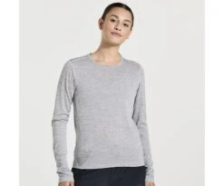 Saucony Women's Stopwatch Long Sleeve -Saucony Sales SAW800371 LGH 1