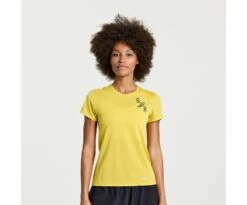 Saucony Women's Stopwatch Graphic Short Sleeve -Saucony Sales SAW800372 ARHS3 1