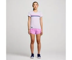 Saucony Women's Stopwatch Graphic Short Sleeve -Saucony Sales SAW800372 MVA3 1 1