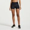Saucony Women's Fortify 3" Hot Short -Saucony Sales SAW800373 BK 1
