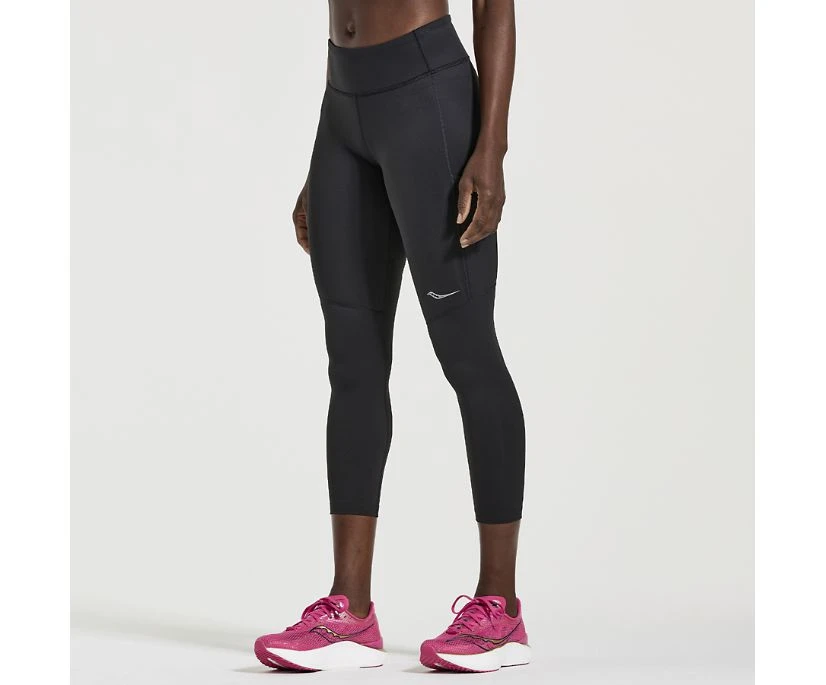 Saucony Women's Fortify Crop Tight 3 Saucony Women's Fortify Crop Tight