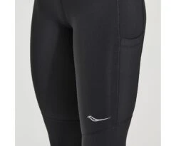 Saucony Women's Fortify Crop Tight 13 Saucony Women's Fortify Crop Tight -Saucony Sales SAW800398 BK 3