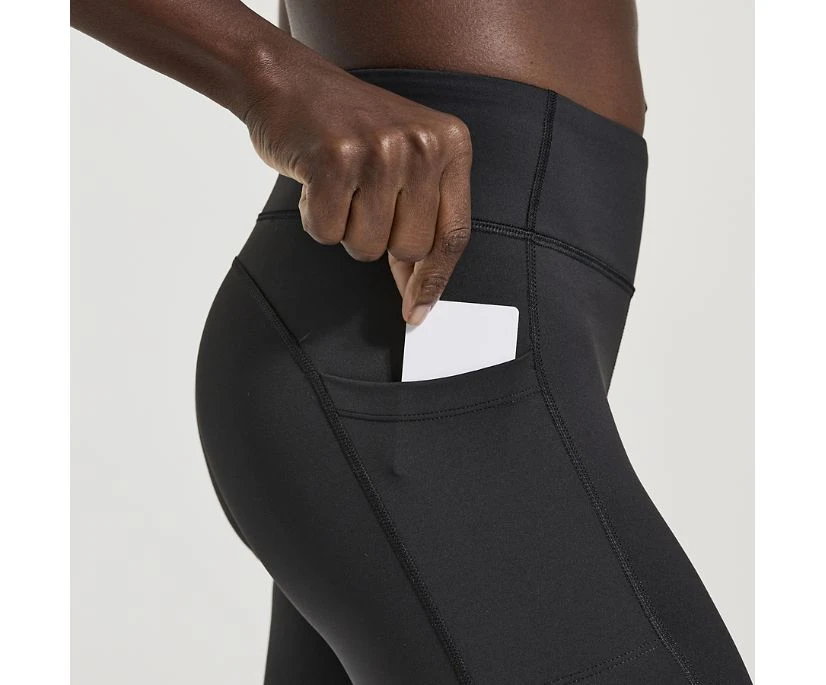 Saucony Women's Fortify Crop Tight 6 Saucony Women's Fortify Crop Tight - Image 4