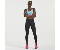 Saucony Women's Fortify Crop Tight 16 Saucony Women's Fortify Crop Tight -Saucony Sales SAW800398 BK 6