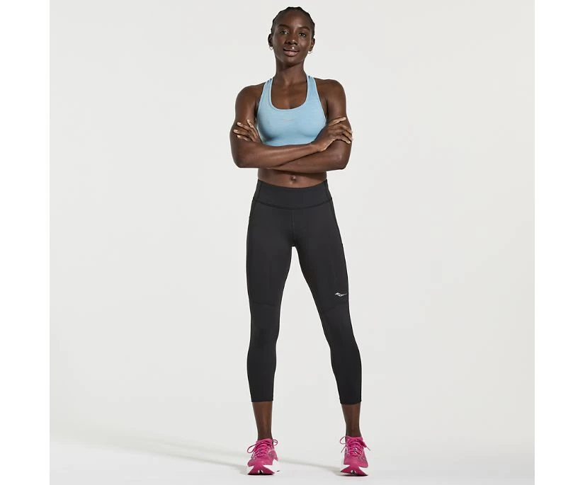 Saucony Women's Fortify Crop Tight 8 Saucony Women's Fortify Crop Tight - Image 6