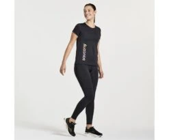 Saucony Women's Fortify Tight -Saucony Sales SAW800399 BK 6