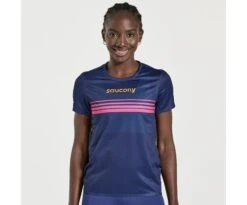 Saucony Women's Elite Short Sleeve 15 Saucony Women's Elite Short Sleeve -Saucony Sales SAW800413 SD 1