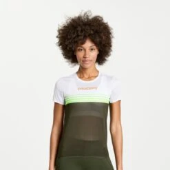 Saucony Women's Elite Short Sleeve -Saucony Sales SAW800413 UB 1 3