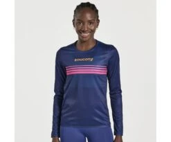 Saucony Women's Elite Long Sleeve -Saucony Sales SAW800414 SD 1