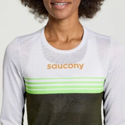 Saucony Women's Elite Long Sleeve -Saucony Sales SAW800414 UB 3 1