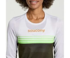 Saucony Women's Elite Long Sleeve -Saucony Sales SAW800414 UB 3