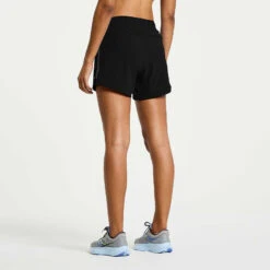 Saucony Women's Outpace 5" Short -Saucony Sales SAW800423 BK 4